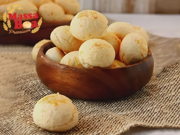 Pan de Queso de 25 g, presentados en empaque de 1 Kg